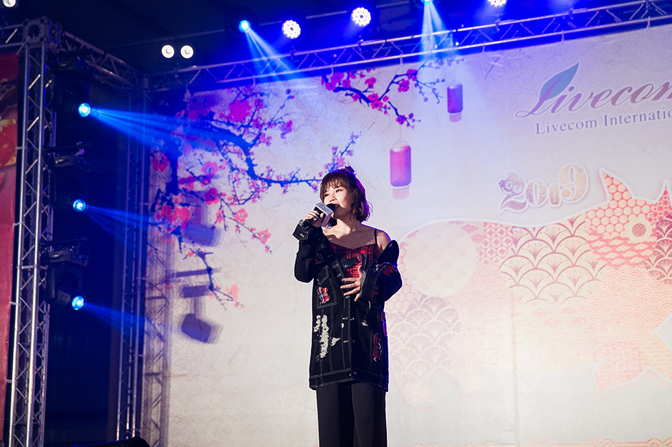 尾牙拍攝-歌手演唱-鐵肺女王-李佳薇