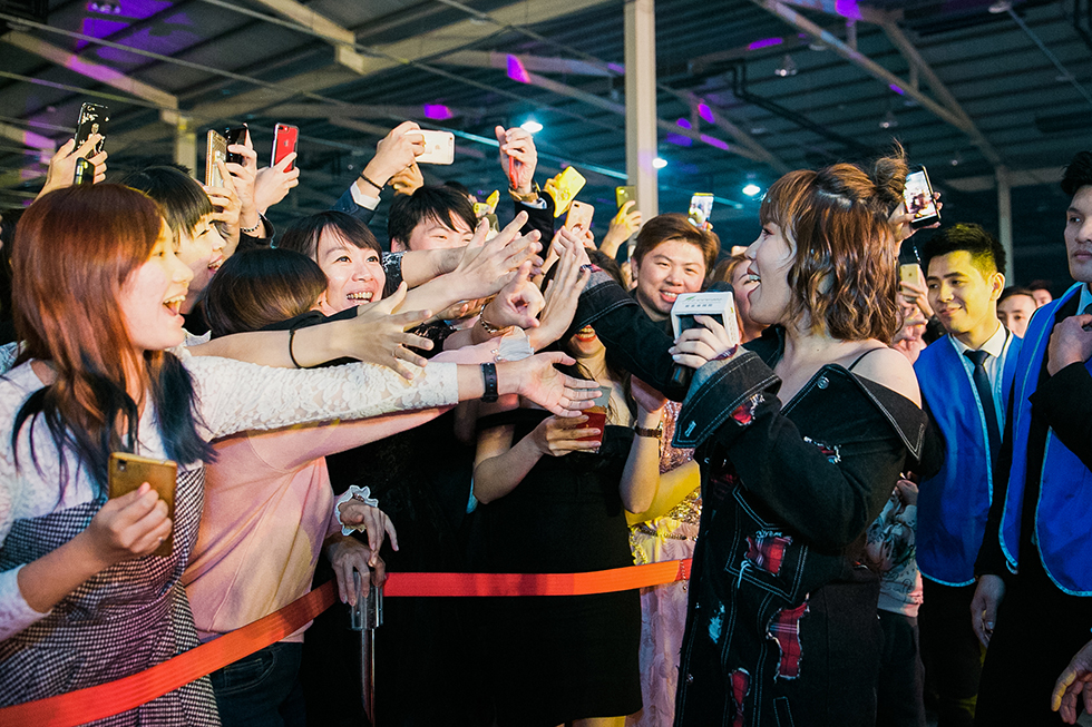 尾牙拍攝-歌手演唱-鐵肺女王-李佳薇